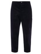 Matchesfashion.com Oliver Spencer - Judo Cotton-corduroy Straight-leg Trousers - Mens - Navy