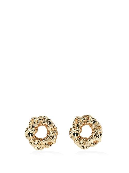 Jacquemus - Les Chouchous Hoop Earrings - Womens - Gold
