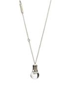 Matchesfashion.com Ambush - Lightbulb Charm Sterling Silver Necklace - Mens - Silver