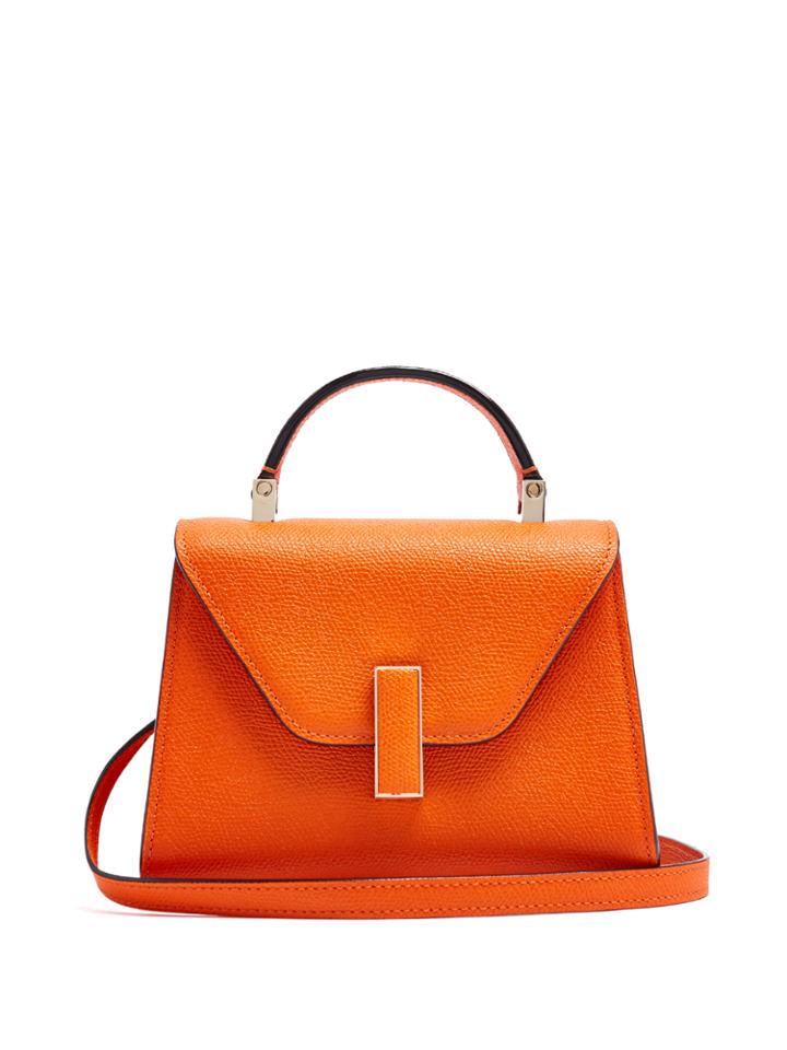 Valextra Iside Micro Grained-leather Bag