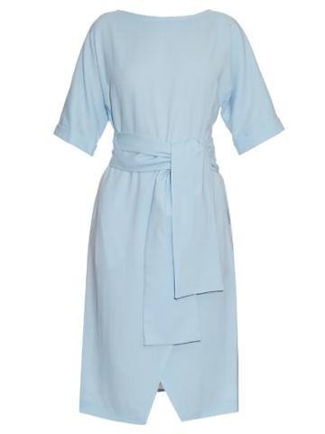 Osman Hemera Wool-crepe Dress