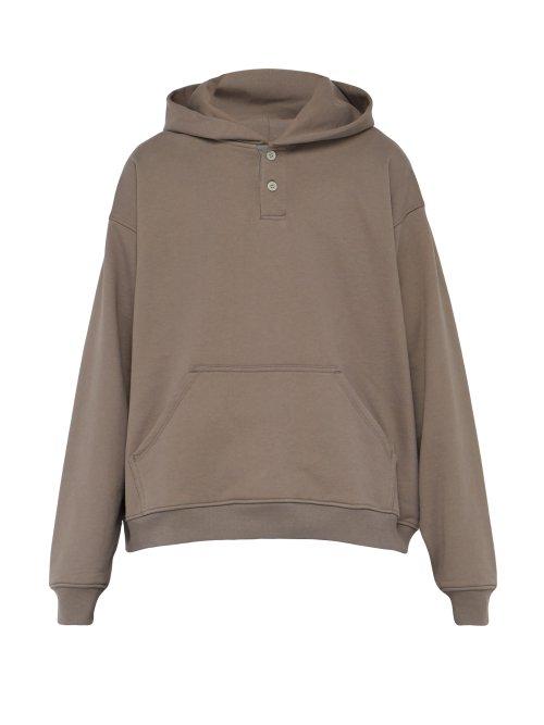 Matchesfashion.com Fear Of God - Everyday Cotton Hooded Sweatshirt - Mens - Grey