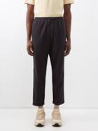Ymc - Alva Drawstring-waist Cotton Trousers - Mens - Black