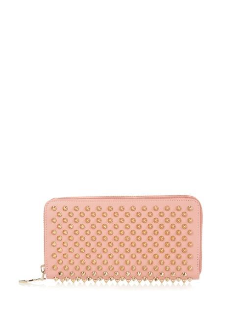 Christian Louboutin Panettone Spike-embellished Leather Wallet