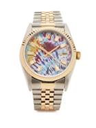 Jacquie Aiche - Vintage Rolex Datejust Diamond & 18kt Gold Watch - Womens - Multi