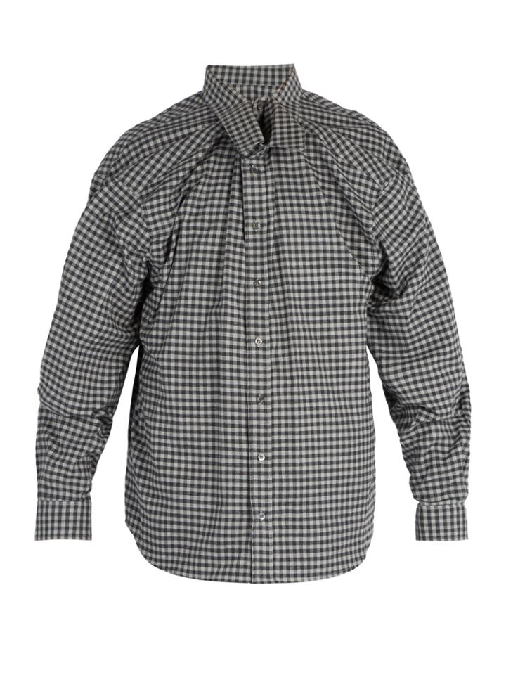 Y/project Double-layered Gingham Cotton Shirt