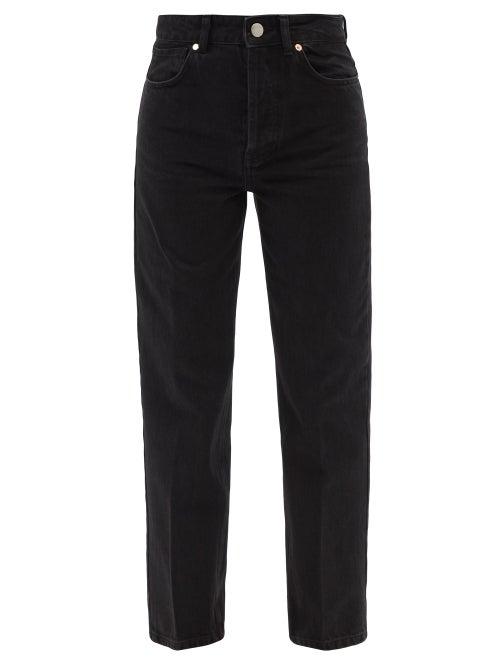 Raey - Find Organic-cotton Straight-leg Jeans - Womens - Black