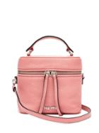 Matchesfashion.com Miu Miu - Leather Cross Body Beauty Case - Womens - Light Pink