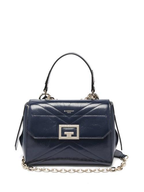Matchesfashion.com Givenchy - Id Small Leather Cross-body Bag - Womens - Navy