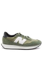 New Balance - 237 Ripstop And Suede Trainers - Womens - Green