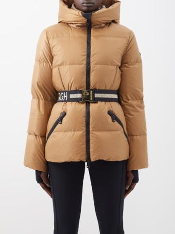 Goldbergh - Snowmass Interchangeable Belt Down Ski Jacket - Womens - Light Beige
