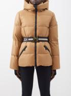 Goldbergh - Snowmass Interchangeable Belt Down Ski Jacket - Womens - Light Beige