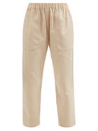 Loup Charmant - Beach Cotton Relaxed-fit Trousers - Womens - Cream
