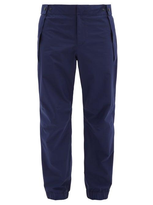 Matchesfashion.com Moncler Grenoble - Elasticated-waist Gore-tex Ski Trousers - Mens - Navy