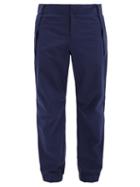 Matchesfashion.com Moncler Grenoble - Elasticated-waist Gore-tex Ski Trousers - Mens - Navy
