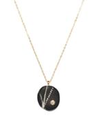 Matchesfashion.com Cvc Stones - Saga Diamond & 18kt Gold Necklace - Womens - Black White