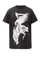Mens Rtw Givenchy - Gothic-print Cotton-jersey T-shirt - Mens - Black