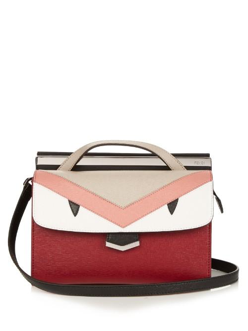 Fendi Demi Jour Bag Bugs Small Leather Cross-body Bag