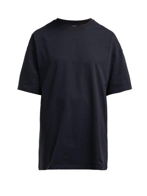 Matchesfashion.com Vetements - Crystal Embellished Cotton T Shirt - Womens - Black