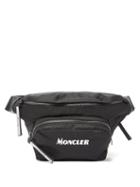 Matchesfashion.com Moncler - Durance Logo-embroidered Cross-body Bag - Mens - Black