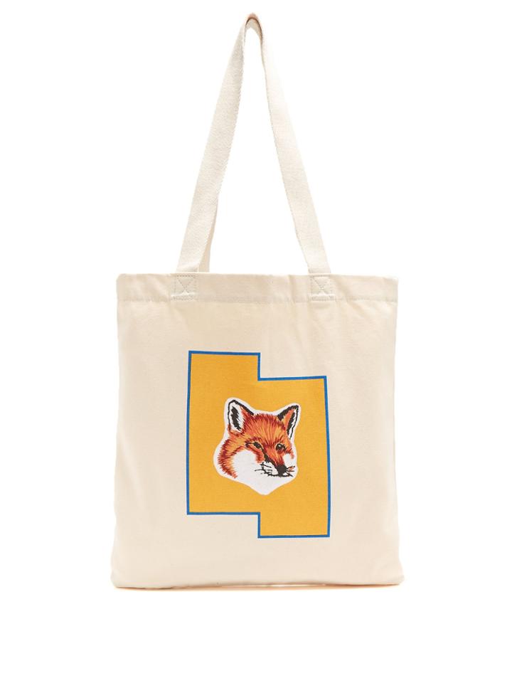Ader Error X Maison Kitsuné Fox Logo Tote