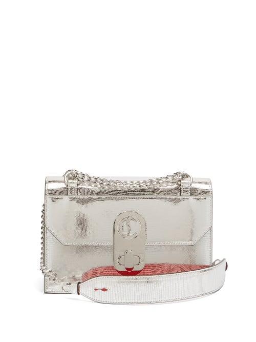 Matchesfashion.com Christian Louboutin - Elisa Mini Leather Cross-body Bag - Womens - Silver