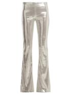 Matchesfashion.com Galvan - Galaxy Sequin Flared Trousers - Womens - Silver