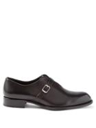 Brioni - Benedict Monk-strap Leather Shoes - Mens - Black