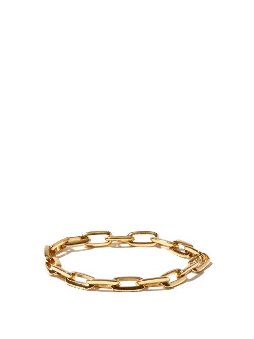 Matchesfashion.com Lizzie Mandler - Knife-edge 18kt Gold Bracelet - Mens - Gold