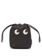 Matchesfashion.com Anya Hindmarch - Eyes Recycled-fibre Wash Bag - Womens - Black