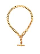 Matchesfashion.com Bottega Veneta - 18kt Gold-plated Sterling-silver Chain Necklace - Womens - Gold