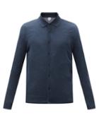 Matchesfashion.com Paul Smith - Artist-stripe Merino-wool Cardigan - Mens - Dark Navy