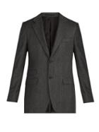 Matchesfashion.com Stella Mccartney - Herringbone Wool Jacket - Mens - Grey
