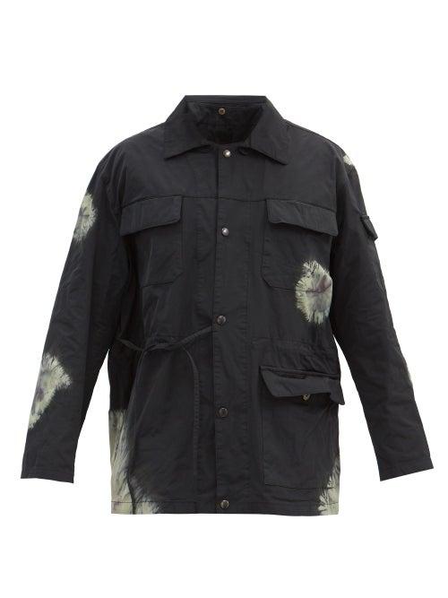 Matchesfashion.com Noma T.d. - Tie-dye Shell Field Jacket - Mens - Black
