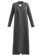 Matchesfashion.com Michelle Waugh - The Chloe Shawl-lapel Cashmere Coat - Womens - Dark Grey