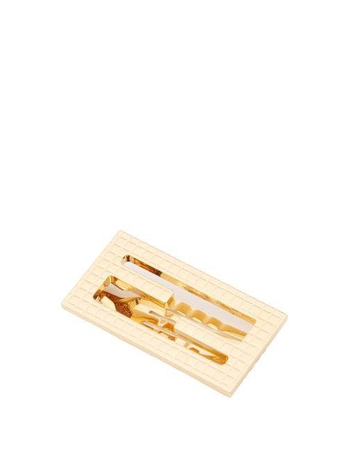 Matchesfashion.com Fendi - Ff Hair Clip - Womens - Gold