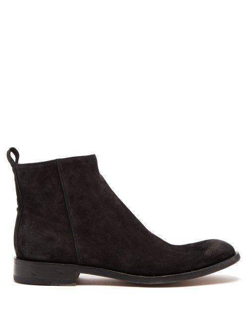 Matchesfashion.com O'keeffe - Algy Suede Chelsea Boots - Mens - Black