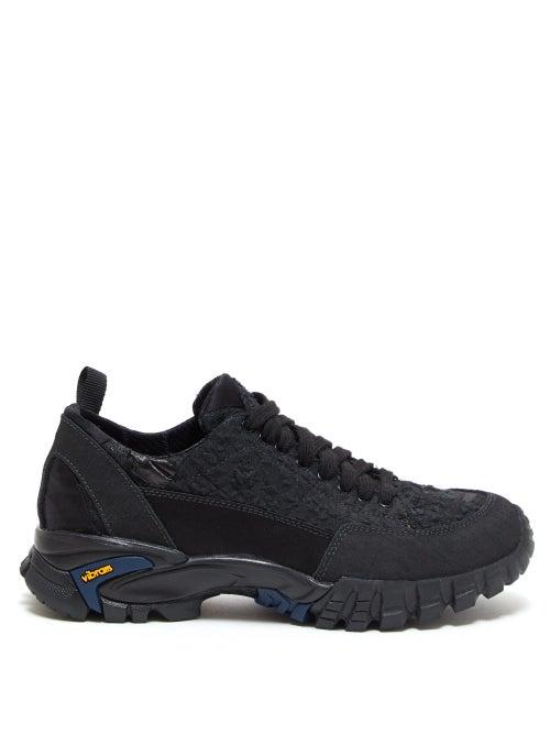 Matchesfashion.com Cecilie Bahnsen - X Diemme Talia Panelled Cloqu Trainers - Womens - Black