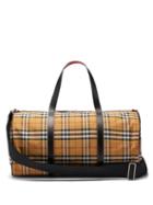 Matchesfashion.com Burberry - Kennedy Vintage Check Weekend Bag - Womens - Brown Multi