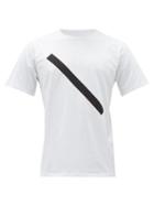 Matchesfashion.com Saturdays Nyc - Slash-print Cotton T-shirt - Mens - White