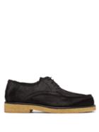 Matchesfashion.com The Row - Calf-hair Leather Derby Shoes - Womens - Black