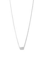 Mens Jewellery Le Gramme - 13g Logo-engraved Sterling-silver Necklace - Mens - Silver