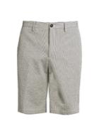 Ermenegildo Zegna Striped Seersucker Straight-leg Shorts