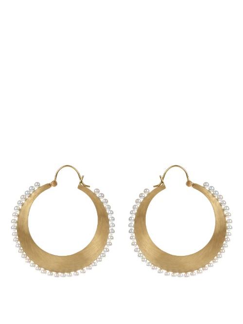 Irene Neuwirth Akoya Pearl & Yellow-gold Earrings