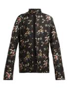 Matchesfashion.com Haider Ackermann - Floral Printed Quilted Jacket - Womens - Black Multi