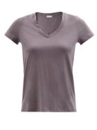 Hanro - Sleep & Lounge Cotton-blend Jersey T-shirt - Womens - Grey