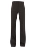 Matchesfashion.com Joseph - Sloane Tailored Wide Leg Twill Trousers - Womens - Black