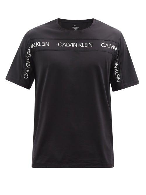 Mens Activewear Calvin Klein Performance - Cooltouch Technical-jersey T-shirt - Mens - Black