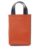 Ladies Bags Marni - Museo Nano Leather Cross-body Bag - Womens - Orange Multi
