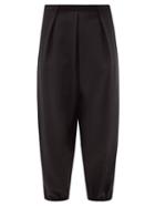 Matchesfashion.com Saint Laurent - Low-rise Wool-blend Wide-leg Trousers - Mens - Black